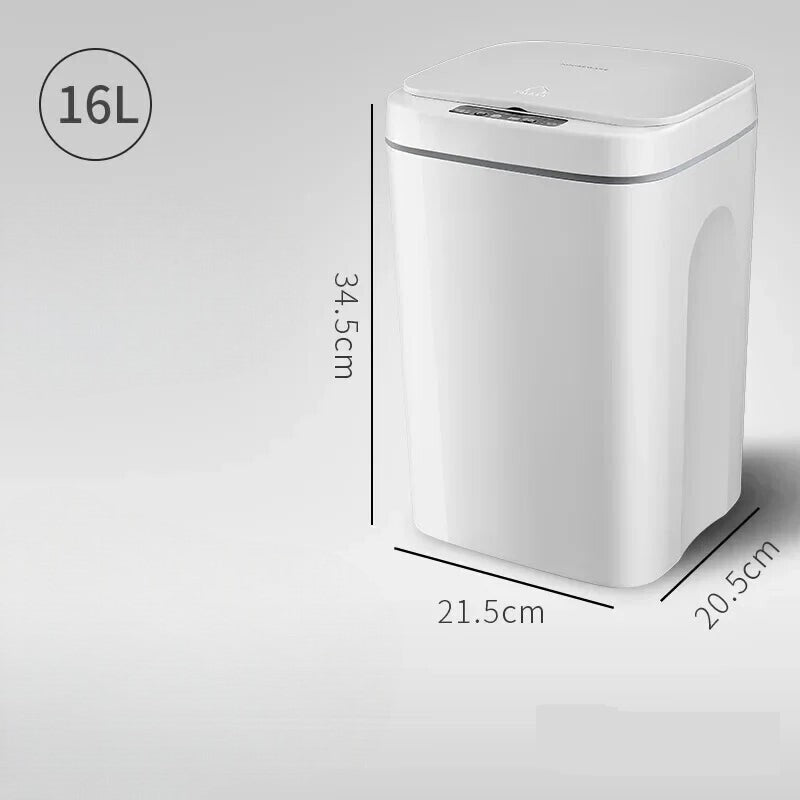 Bote de basura inteligente con sensor automático a prueba de agua