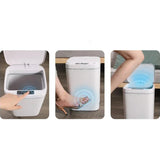 Bote de basura inteligente con sensor automático a prueba de agua