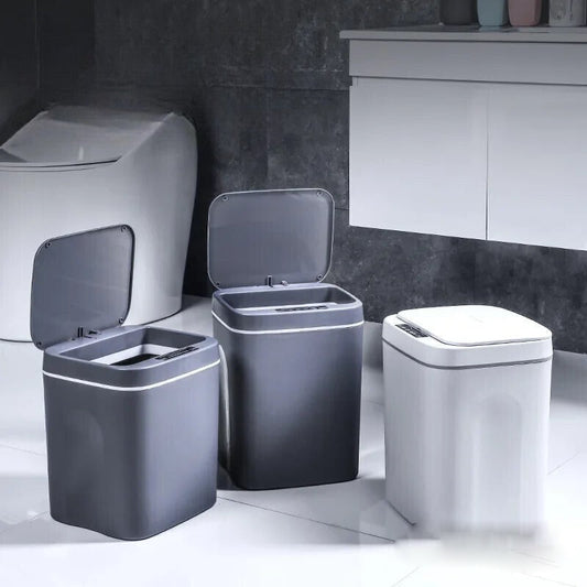 Bote de basura inteligente con sensor automático a prueba de agua
