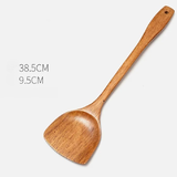 Utensilios de cocina, cucharas y palas de madera para el hogar.