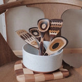 Cuchara de madera Espátula Turner Utensilios de cocina
