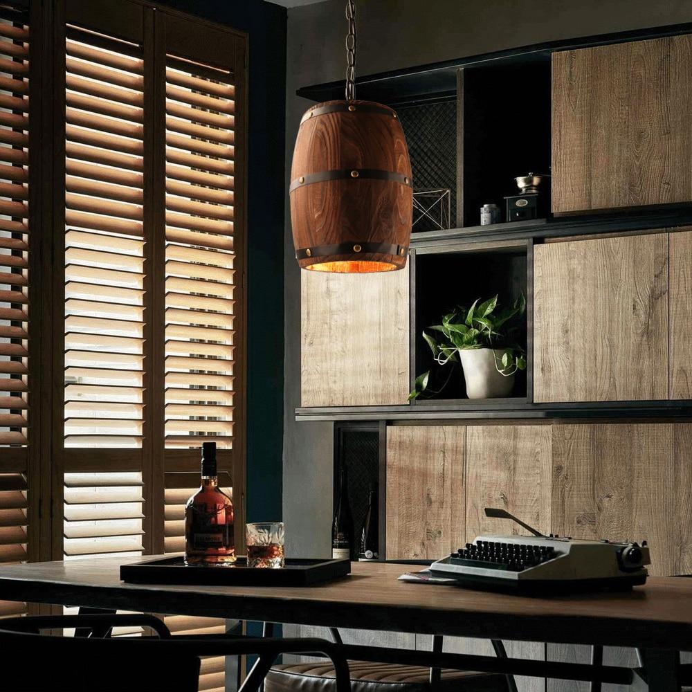 Hanging Wooden Wine Barrel Light - Orniture™