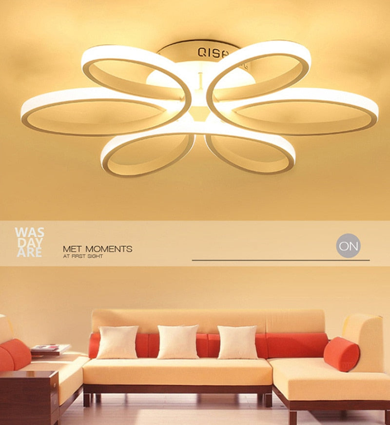 Modernas luces colgantes RemoteFlower Hanglamp