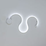 Modernas lámparas de pared LED RGB en blanco y negro