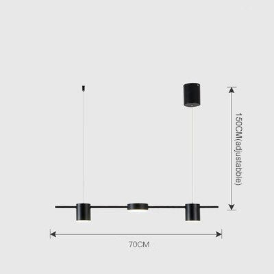 Araña de techo LED nórdica minimalista