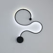 Modernas lámparas de pared LED RGB en blanco y negro