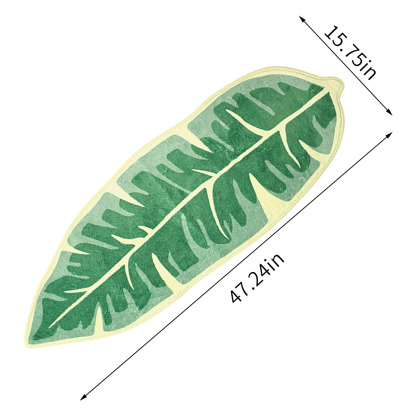 Alfombrilla de hojas de Monstera