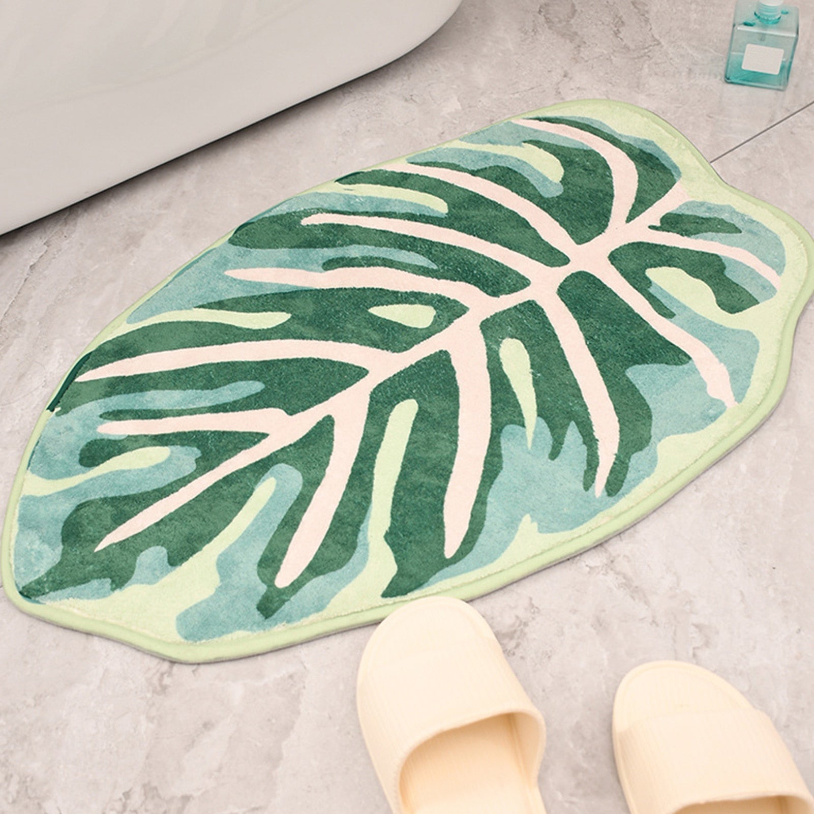 Alfombrilla de hojas de Monstera