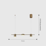Araña de techo LED nórdica minimalista