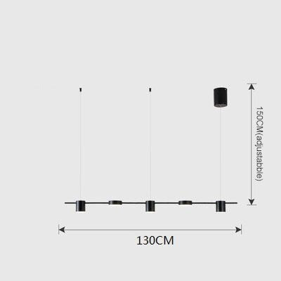 Araña de techo LED nórdica minimalista