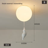 Lámpara de dibujos animados LED con luces de techo de oso moderno