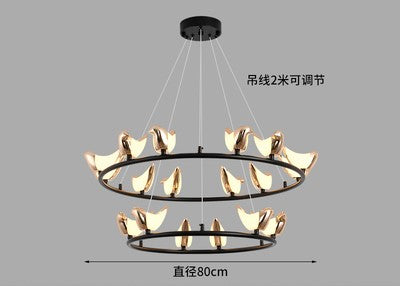 Candelabro de pájaro moderno nórdico
