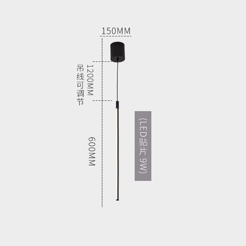 Lámpara de pared moderna minimalista nórdica remota