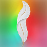 Lámpara de pared LED de luz de pluma creativa moderna nórdica
