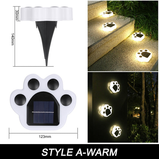 Lámpara de camino de animales solares impermeable al aire libre led solar