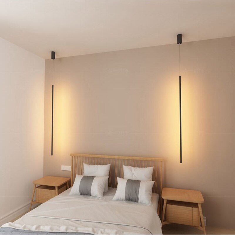 Luces colgantes LED nórdicas Lámpara moderna RGB