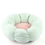 Flores de cama de piel sintética con forma suave y cómoda para mascotas