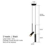 Lámpara colgante nórdica LED orientable