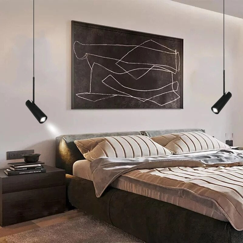 Lámpara colgante nórdica LED orientable