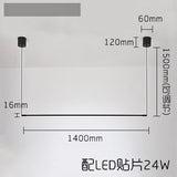 Lámpara de pared moderna minimalista nórdica remota