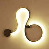 Modernas lámparas de pared LED RGB en blanco y negro