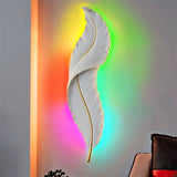 Lámpara de pared LED de luz de pluma creativa moderna nórdica