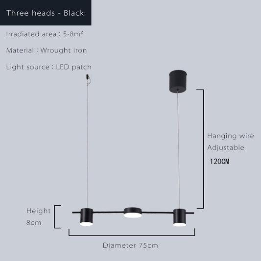 Lámpara colgante de araña de techo LED moderna