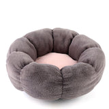 Flores de cama de piel sintética con forma suave y cómoda para mascotas