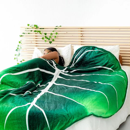 Manta de cama de hoja Gloriosum