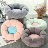 Flores de cama de piel sintética con forma suave y cómoda para mascotas