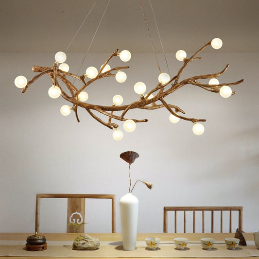 Rama de árbol de araña LED retro nórdica