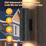 Aplique de pared de aluminio para exteriores con cilindro hacia arriba y hacia abajo