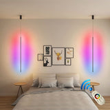 Luces colgantes LED nórdicas Lámpara moderna RGB
