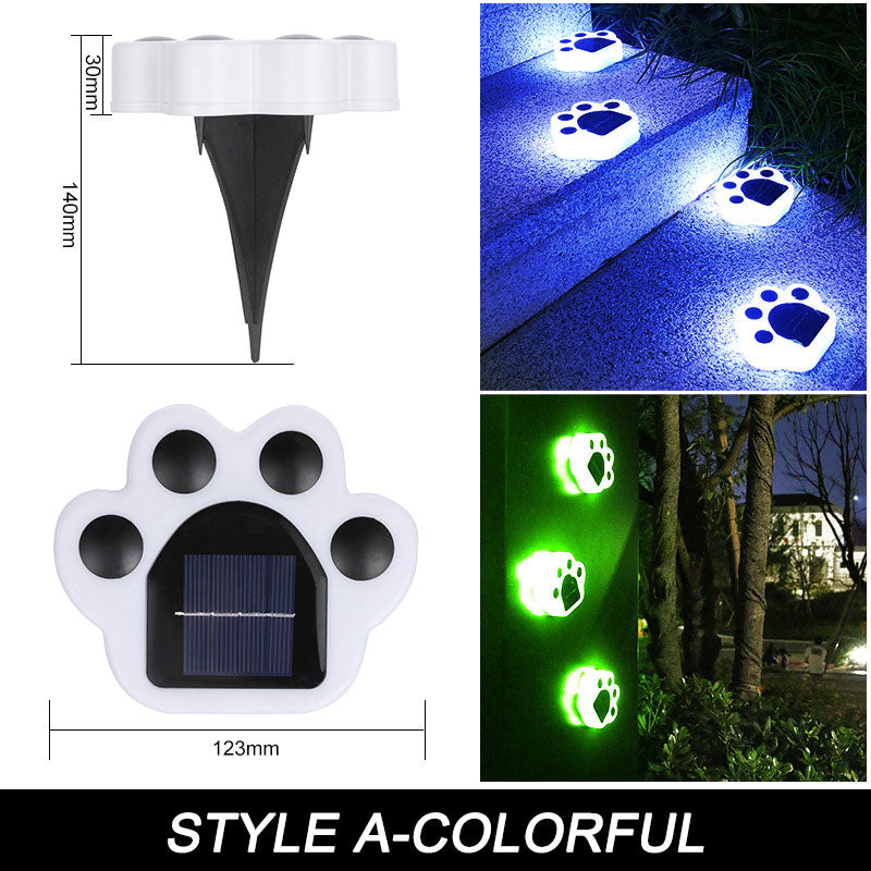 Lámpara de camino de animales solares impermeable al aire libre led solar