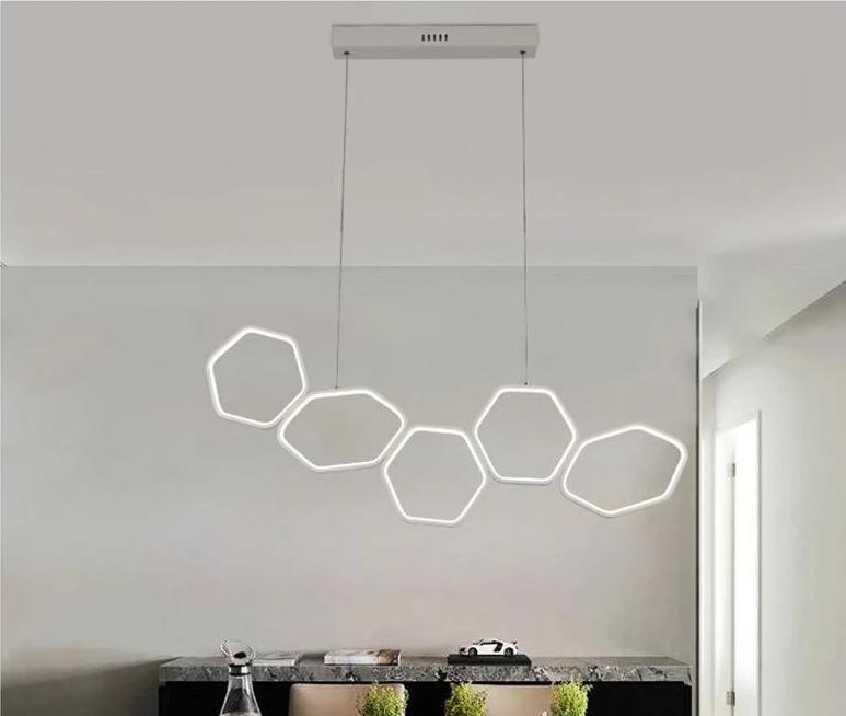 Art Deco LED Geometric Chandelier - Orniture™