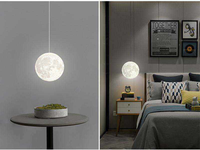 Full Moon 3D Hanging Lamp - Orniture™