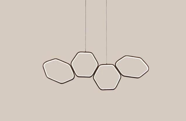 Art Deco LED Geometric Chandelier - Orniture™