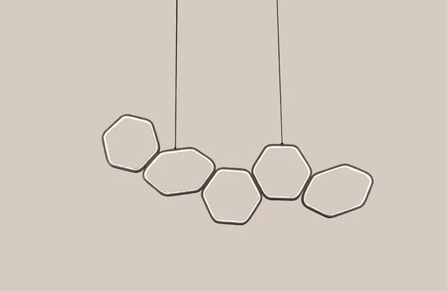 Art Deco LED Geometric Chandelier - Orniture™