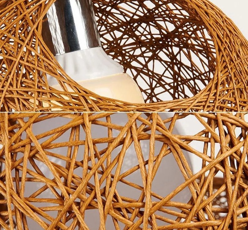 Vintage Wicker Pendant Lamp - Orniture™