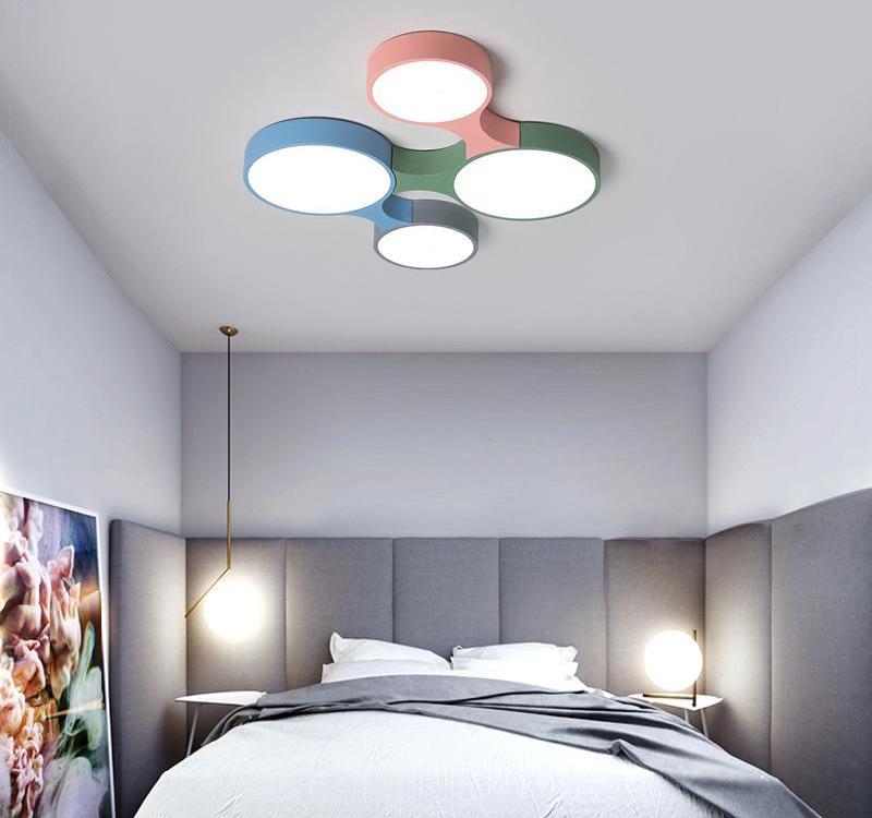 Modern Nordic Colorful Circle Ceiling Light - Orniture™